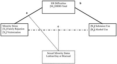 Frontiers The Indirect Effect of Emotion Regulation on Minority